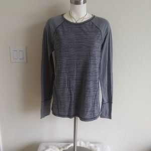Tek Gear Drytek women's sports blouse size M gray